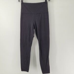 Athleta Elation 7/8 Tight Leggings Womens XS Black Ultra High Rise Activewear
